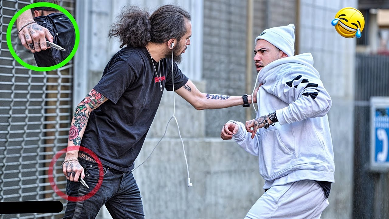 CHECKING THUGS in the Hood Prank, Then Writing Them a FAT CHECK $$$! (GONE WRONG)