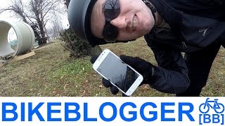 Busted My Phone Screen! Train Parked? Commuting Bike Blogger