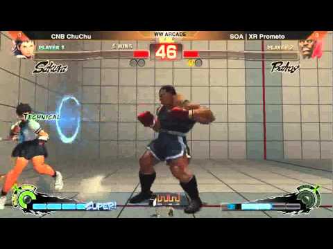WW Arcade MadCatz - USF4 - CNB ChuChu vs SOA|XR Prometo