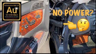 How To Repair Broken Door Jam Harness Wires On Mercedes Benz CL55 CL500 CL600 CL65 W215 Models