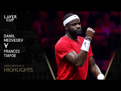 Daniil Medvedev v Frances Tiafoe Highlights | Laver Cup 2024 Match 5