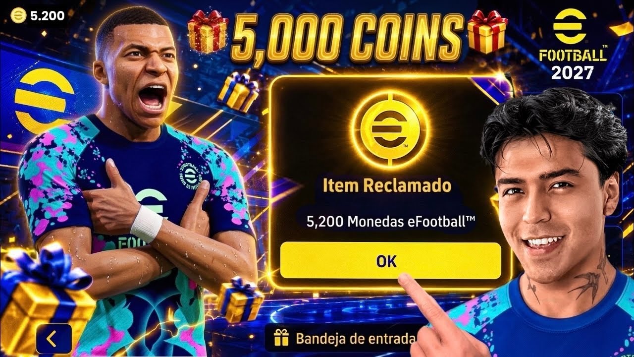 EN SERIO KONAMI?😍🎁+5,000Mil eFootball COINS!🎁 +NUEVO EVENTO Con CARTAS GRATIS ShowTime!✅