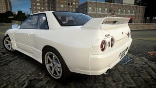 GTA IV Nissan Skyline GT-R (BNR32) Crash Testing -