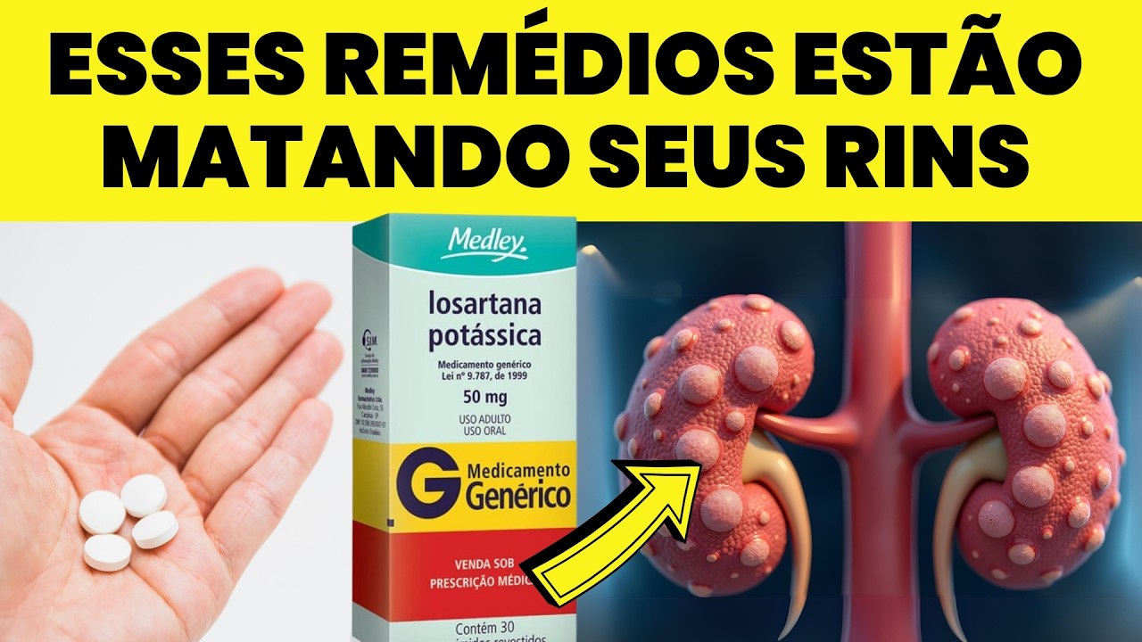 10 Medicamentos que podem DANIFICAR seus RINS silenciosamente
