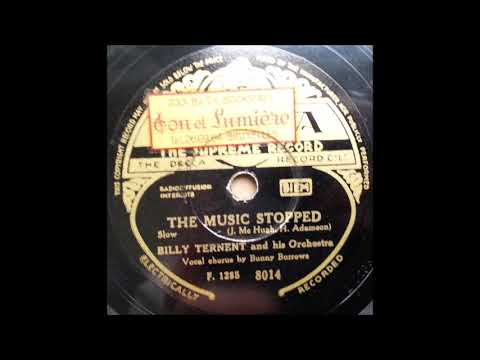 Billy Ternent and his orchestra ‎- The music stopped