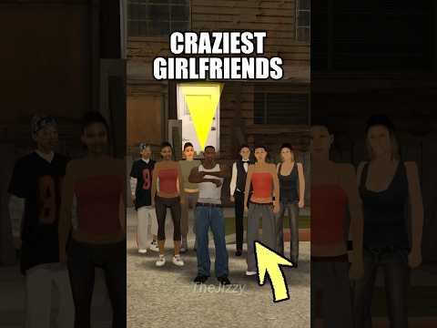 CRAZIEST GIRLFRIENDS IN GTA SAN ANDREAS! ❤️ #gta #gtasanandreas #secrets