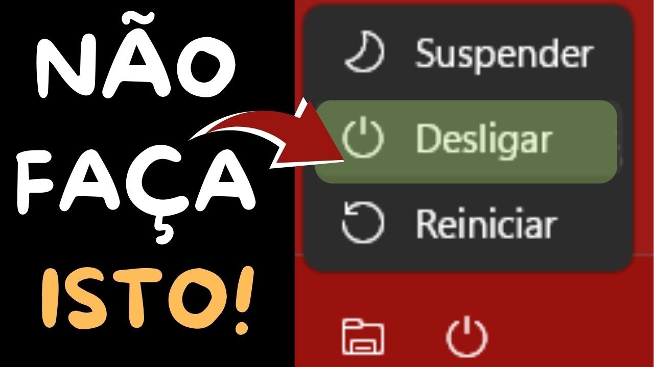 VOCÊ DESLIGOU Seu PC ERRADO a Vida TODA (Aqui está o motivo)