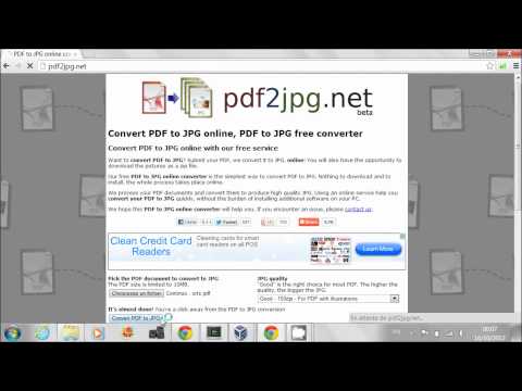Convertisseur de PDF en JPG - En ligne et gratuit