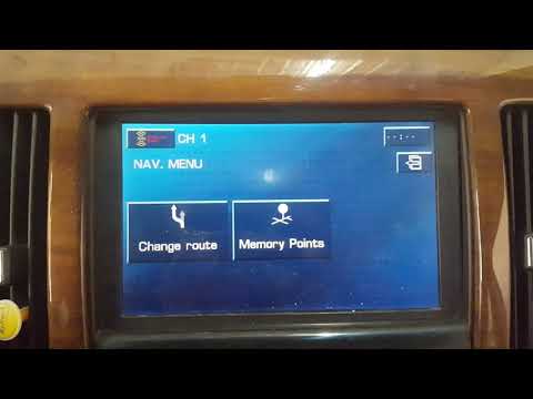 18A0068 - 2005 Cadillac STS - AM-FM-Navigation Touchscreen Display Radio Stereo