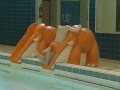 Mr Bean At The Swimming Pool