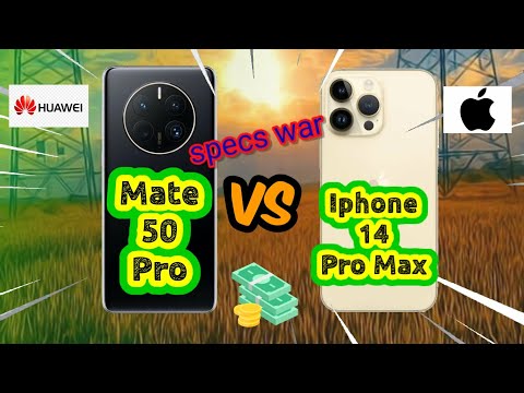 Huawei Mate 50 Pro vs Iphone 14 Pro Max! Price and Specification Comparison