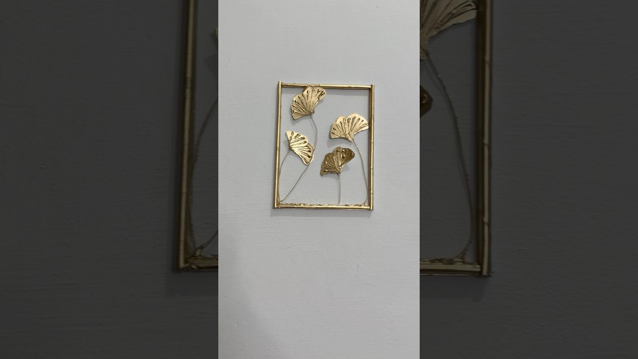 Beautiful wall decor #diy #walldecor #shorts