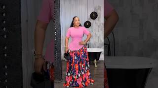 Fabric long dress Outfit #zamakalefashion #afrifashion #ankarastyles #fby #afrifashion