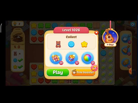 Matchington Mansion Level 1026 - My No Booster Level / iOS/Android