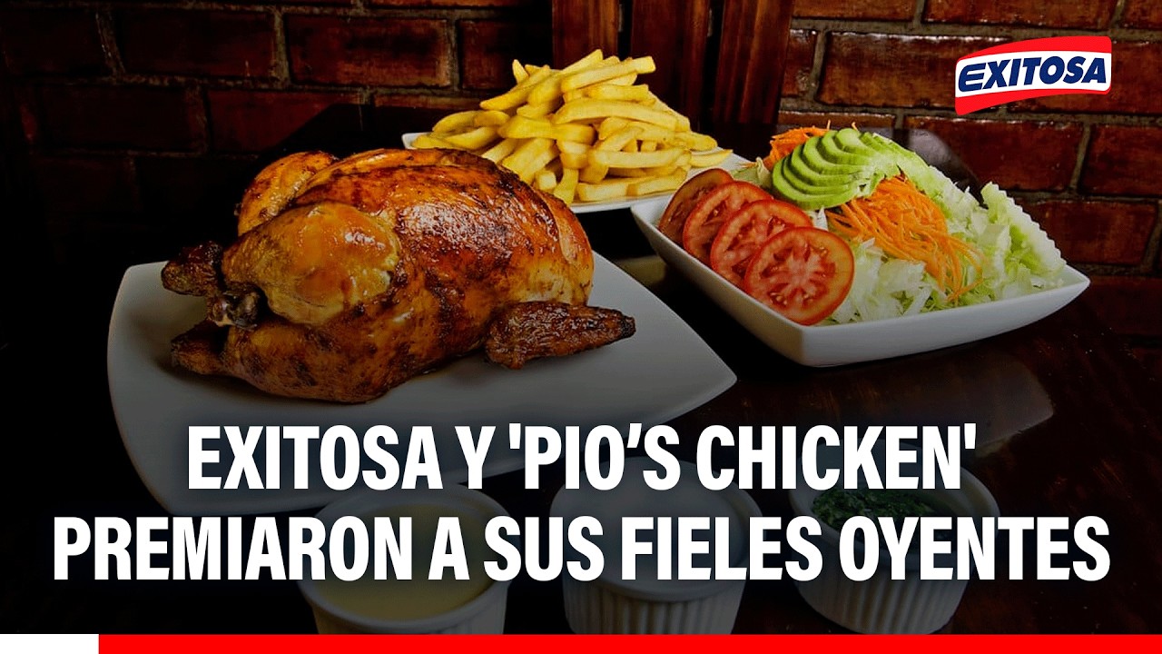 🔴🔵 Exitosa y 'Pio’s Chicken' premiaron a sus fieles oyentes de la 95.5 FM