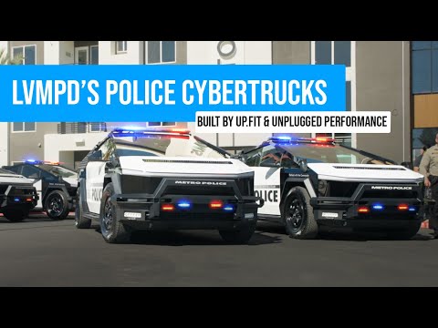 Meet the Most Advanced Police Fleet on the Planet | UP.FIT x LVMPD Cybertrucks