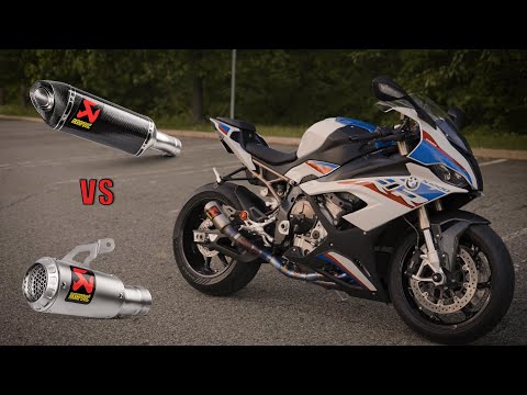 Akrapovic Full Exhaust System - Carbon Fiber vs Titanium ... who WINS? BMW S1000RR 2020-2024