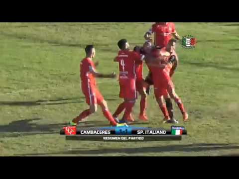 Goles Cambaceres 1 - Sp. Italiano 1