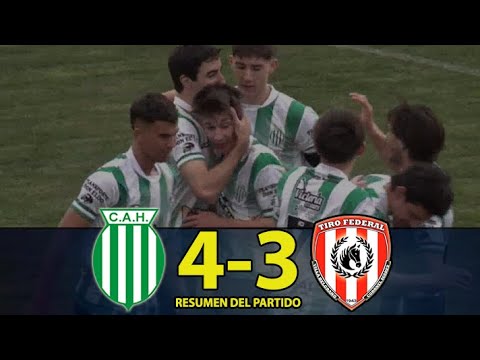ATLETICO HUANGUELEN vs TIRO FEDERAL / Goles (4-3) / Fecha 4 Torneo Clausura LIGA REGIONAL de FUTBOL