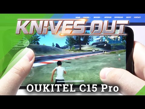 Knives Out Game on OUKITEL C15 Pro - Android Game Review