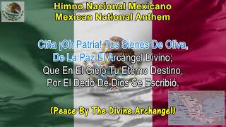 HIMNO NACIONAL MEXICANO - Mexican National Anthem (LYRICS) (Karoake Sing-A-Long) #Anthems #karaoke