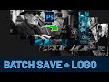 How To Add A Logo To Multiple Photos Automatically Using Photoshop Tutorial Easy And Quick