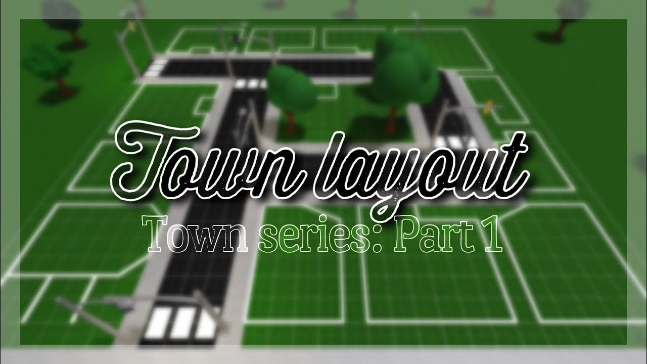 | Town Series: Town Layout Part 1 | no-gamepasses | Bloxburg |
