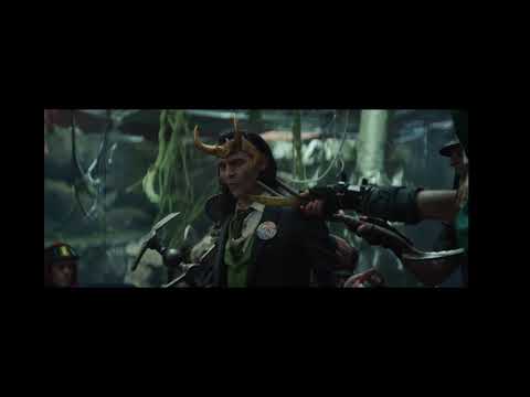 Alligator Loki eating president Loki hand