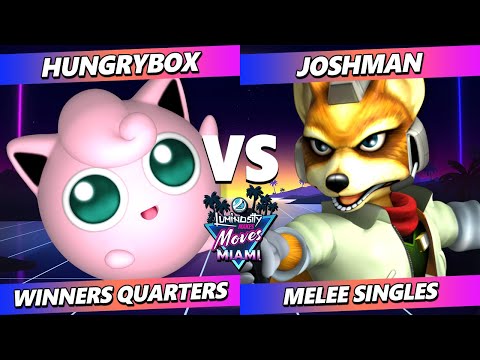 LMM Miami 2024 - Hungrybox (Jigglypuff) Vs. Joshman (Fox) Smash Melee - SSBM