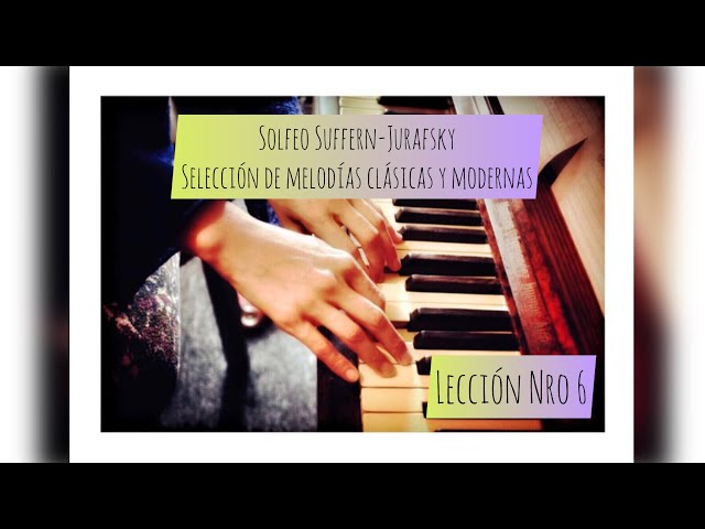 Vídeo relacionado con SOLFEOS volúmen 1: selección de melodías clásicas y modernas con acompañamiento de piano