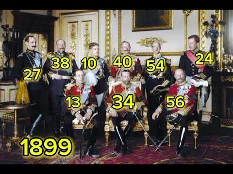 Timeline of 9 European Kings in 1910 (Funeral of King Edward VII)