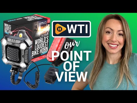 ZIREN 140dB High-Traffic Bike Horn & LED Light Super Loud Electric Horn 120-140dB for Max Safety Alert w/Handlebar Switch USB Rechargeable - WTI product video review