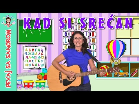 💖 Kad si srećan, If You're Happy 💖 Pevaj sa Sandrom | Dečije pesme | Dečije priče