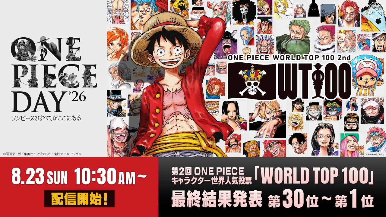 Portada de la transmisión del anuncio final del WT100