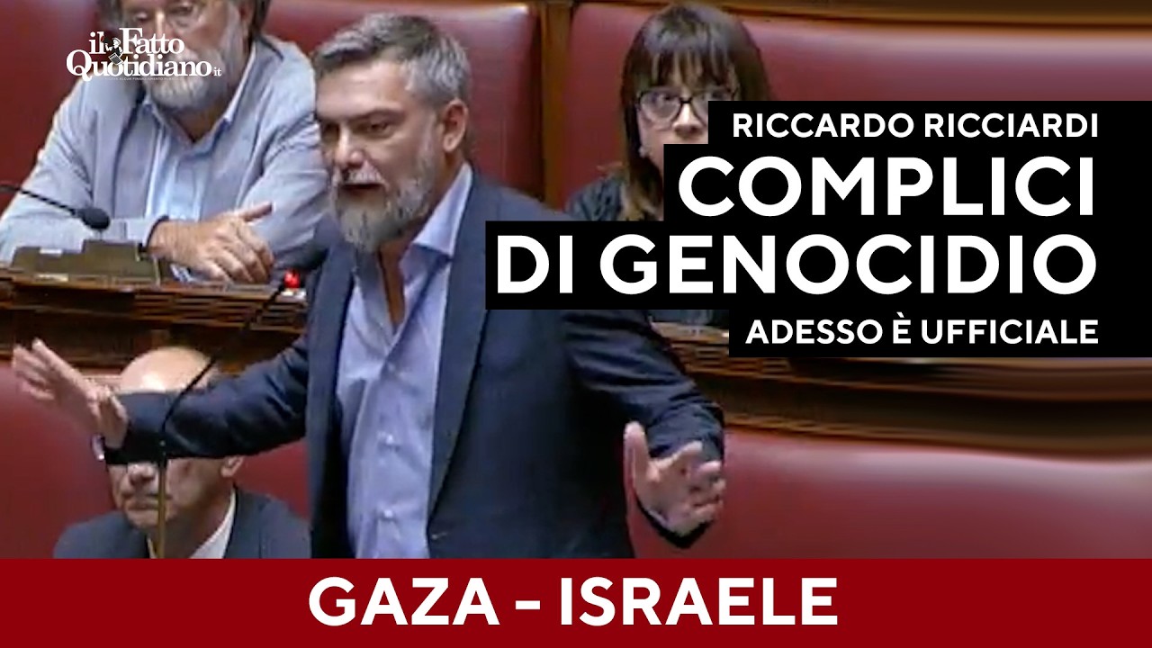Ricciardi: "L'intento genocidiario di Israele ora è certificato dall'Onu, ora cosa avete da dire?"