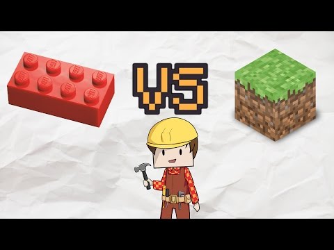 LEGO VS MINECRAFT - Which Can I Build Faster?