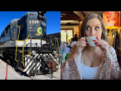 High Tea & Train Ride | Vlog