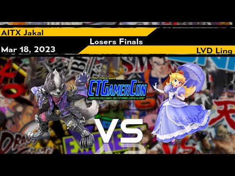 CT Gamercon 6 L.Finals - Jakal (Wolf Default) vs Ling (Peach Blue) - SSBU Ultimate Tournament