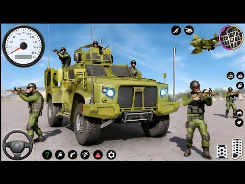 Army Truck Driving Cargo Games - US Offroad Army Truck Driving 3D 2025 - Andriod Gameplay