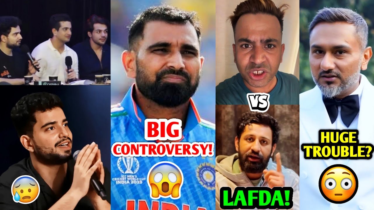 SHOCKING NEWS on YouTubers! 😰| Mohammad Shami CONTROVERSY, Puneet Vs Rajat LAFDA, Honey Singh |