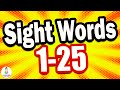 Fry SIGHT WORDS For KIDS 1 25 Easy Sight Words For Toddlers