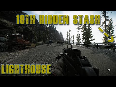 18th Hidden Stash Location on Lighthouse - Guide - #Shorts - Escape From Tarkov - patch .12.12