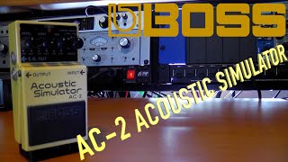 Video thumbnail for BOSS AC-2 Acoustic Simulator by Cryptic Mask Guitar