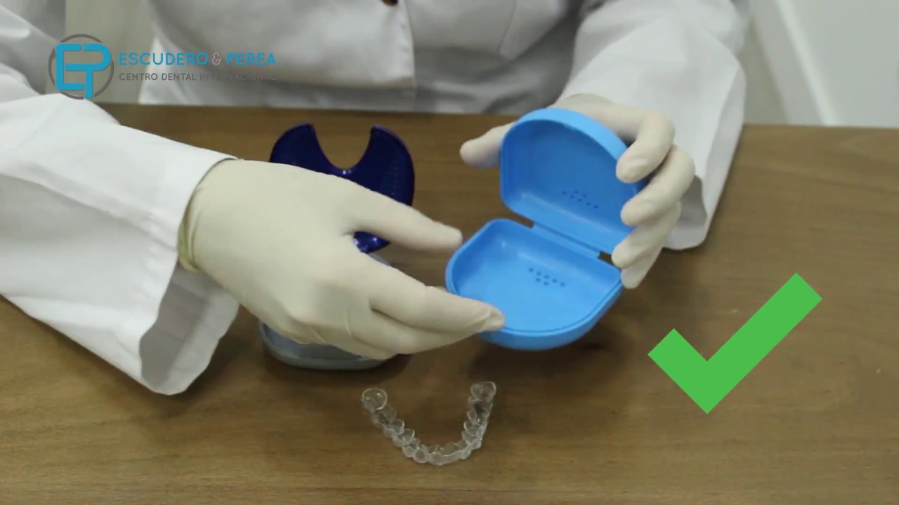 Limpieza y mantenimiento de Férulas (Invisalign, retenedores ortodoncia, Férulas de descarga)