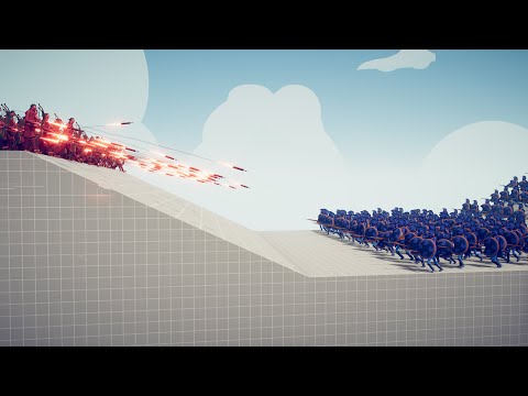 20x FIREWORK ARCHERS vs 100x UNITS - Totally Accurate Battle Simulator TABS