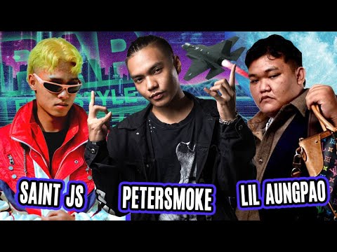 PETER SMOKE x LIL AUNGPAO x SAINT JS x MINGSHAN #rapfreestyleonmybeat