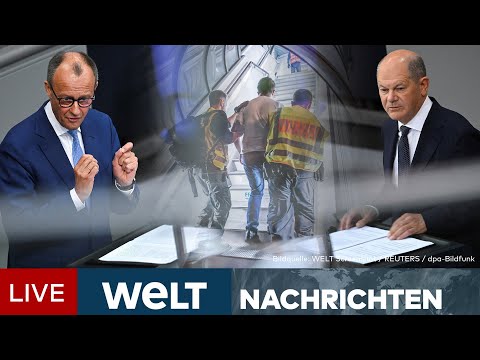DEUTSCHLAND: Taten statt Worte – Kanzler Scholz will schneller abschieben - Merz macht Druck | LIVE