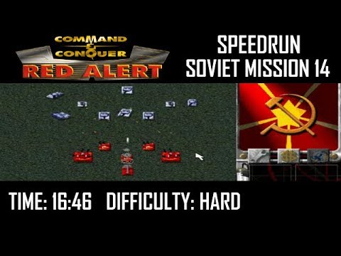 SPEEDRUN: C&C Red Alert - Soviets Mission 14 (Final Mission, Hard)