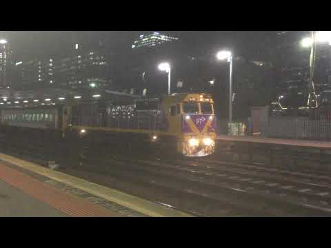 V/Line N456 City Of Colac, FN8 Departing Southern Cross Station