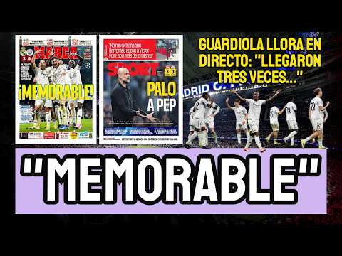 LA PRENSA ALUCINA CON LA EXHIBICIÓN DEL REAL MADRID: 